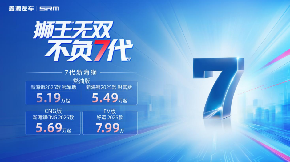 5.19萬起，7代新海獅上市！重新定義城配自備新風(fēng)尚